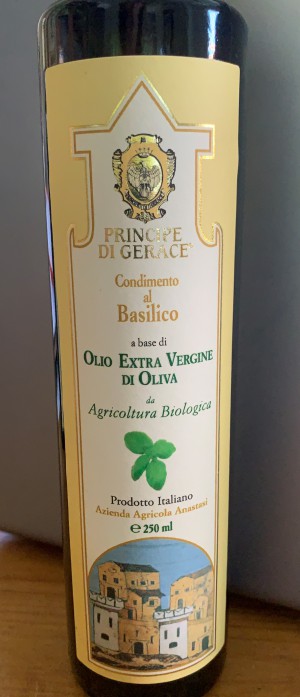 Biologische Extra Vergine Olijfolie Basilicum 250 ml